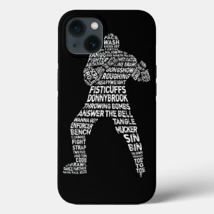 Etui iPhone 13 Hockey Enforcer Aller Word Art iPhone 5 Coque