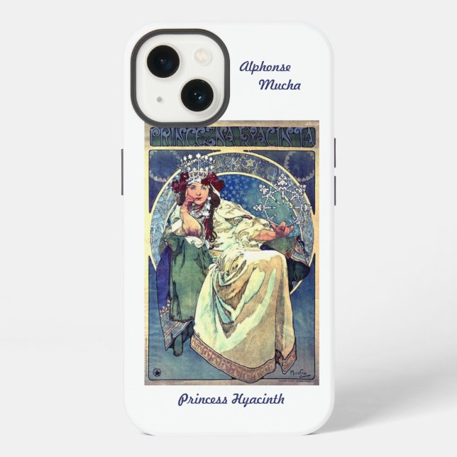Etui iPhone 13 iPhone 13 coque Alphonse Mucha Art Nouveau (Verso)