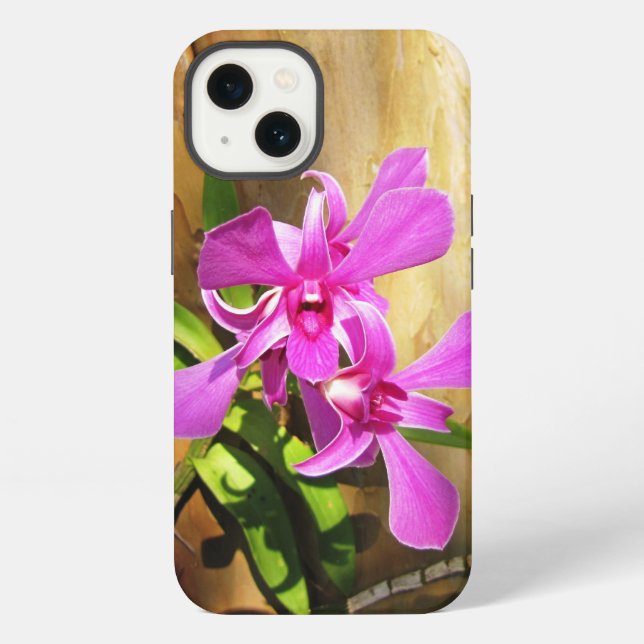 Etui iPhone 13 iPhone 13 Coque Orchidées roses (Verso)