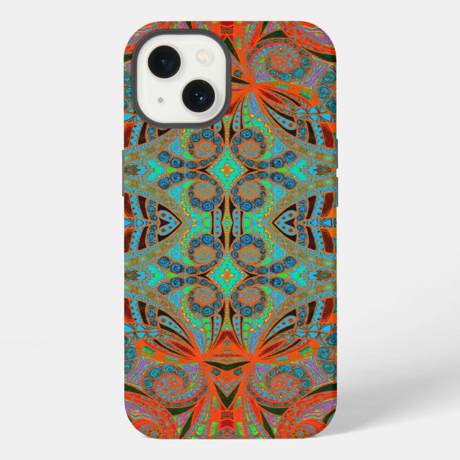 Etui iPhone 13 iPhone 6 Coque de style ethnique dur (Verso)