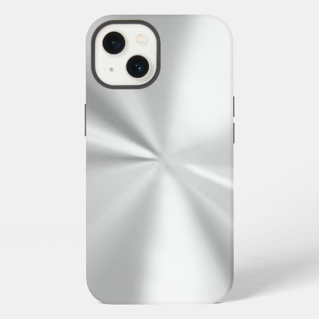 Etui iPhone 13 iPhone 7 coque en acier inoxydable (Verso)