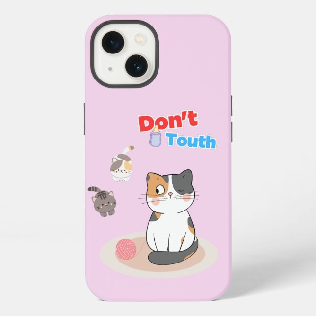 Etui iPhone 13 iPhone / image coque ipad Cat (Verso)