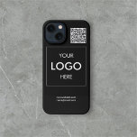 Etui iPhone 13 Logo Code QR coque iphone professionnel profession<br><div class="desc">Ajoutez votre logo.</div>