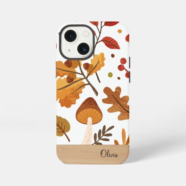 Etui iPhone 13 Mini belle coque iphone à thème automne (Verso)