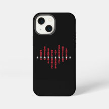 Statistiques d'amour coque iphone (couleur foncée)