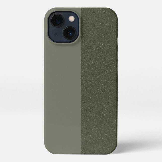 Etui iPhone 13 Moss Split-Tone Green iPhone 13 Coque - Personnali (Verso)