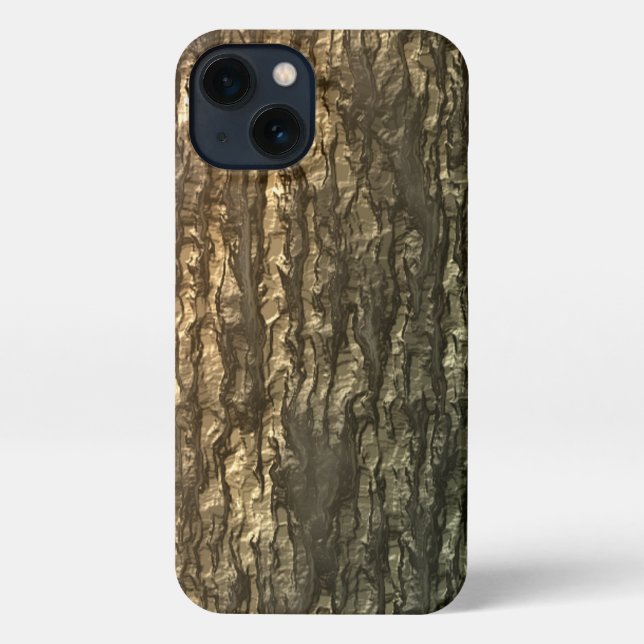 Etui iPhone 13 Mossy Bark Camo coque iphone (Verso)