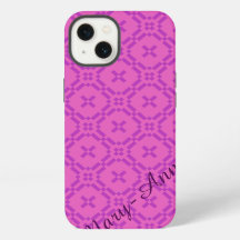 Motif de tapisserie galloise, Pink iPhone 6 Coque 