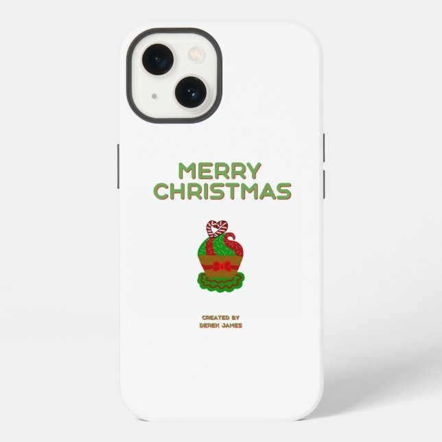 Etui iPhone 13 Noël Cupcake Apple iPhone 13 Coque (Verso)