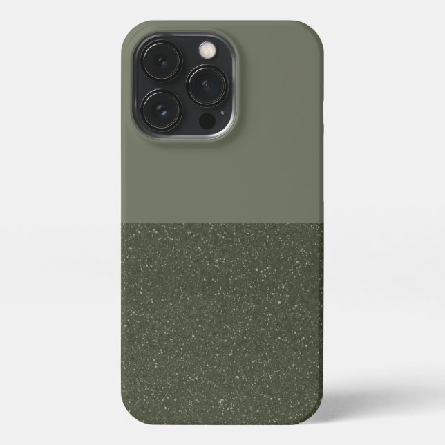 Etui iPhone 13 Pro Coque iphone Moss Green personnalisable (Verso)