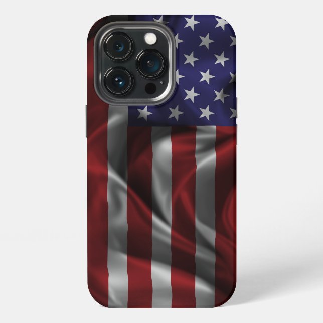 Etui iPhone 13 Pro Drapeau américain iPhone 13 Pro Coque (Dos)