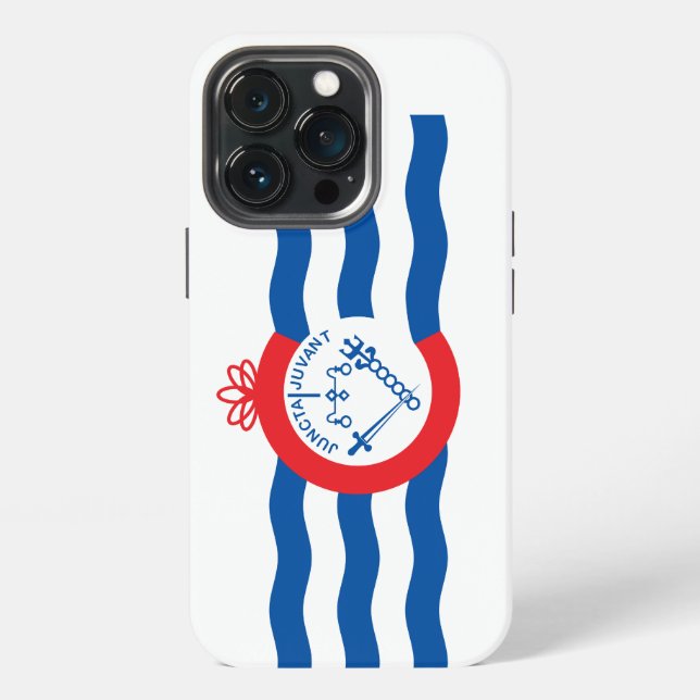 Etui iPhone 13 Pro Drapeau de Cincinnati Coque-Mate coque iphone (Dos)