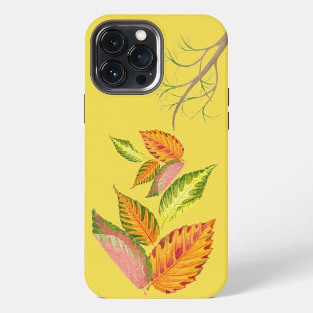 Etui iPhone 13 Pro Max Arty Automne sur un coque iphone (Verso)
