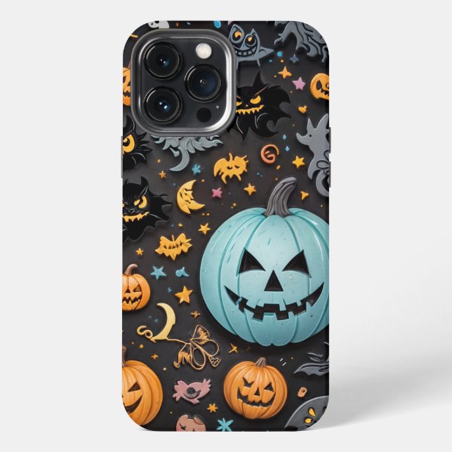 Etui iPhone 13 Pro Max coque iphone citrouille (Verso)