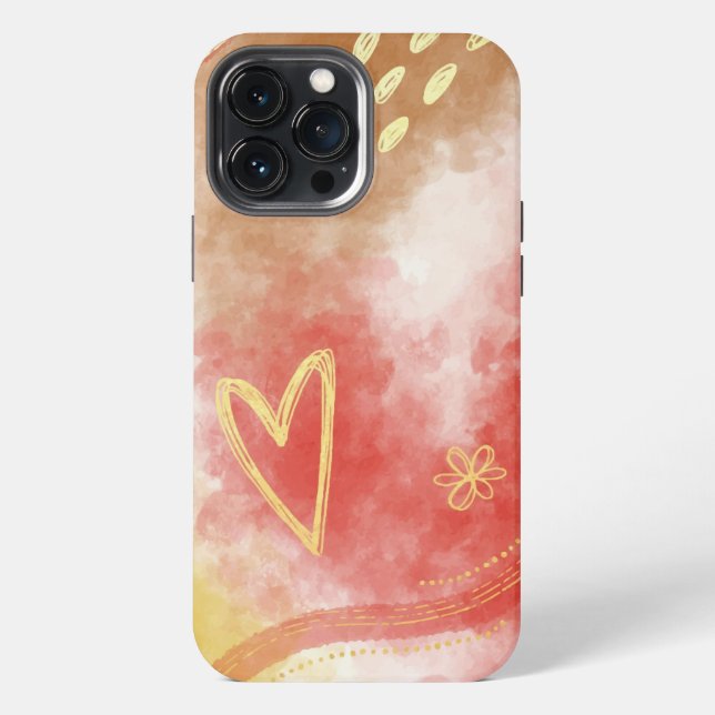 Etui iPhone 13 Pro Max Coque iphone Coque-Mate aquarelle (Verso)