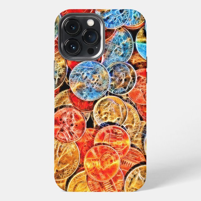 Etui iPhone 13 Pro Max Coque iphone de Coque de devises facturé (Verso)