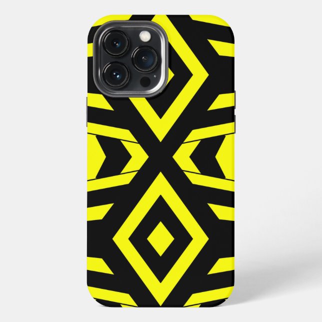 Etui iPhone 13 Pro Max Coque iphone géométrique Coque-Mate (Verso)