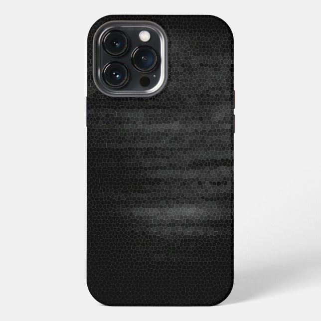Etui iPhone 13 Pro Max Coque noir et gris-coque iphone (Verso)
