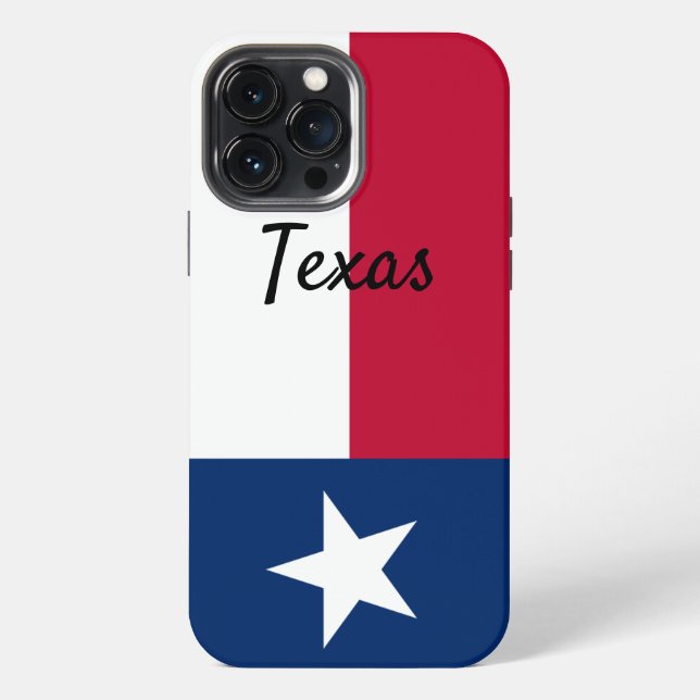 Etui iPhone 13 Pro Max Drapeau texan coque iphone (Verso)