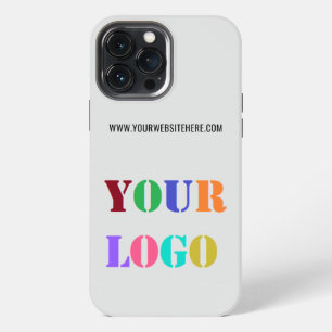 Etui iPhone 13 Pro Max Modèle de coque iPhone avec logo et texte personna