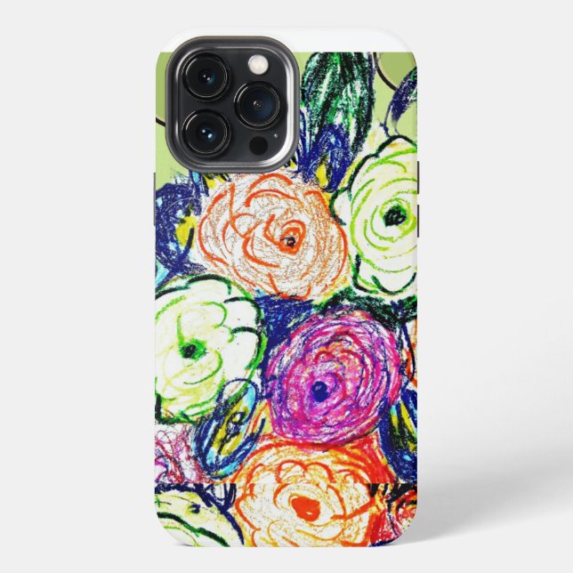 Etui iPhone 13 Pro Max Peonies Arrangement iPhone / coque ipad (Verso)