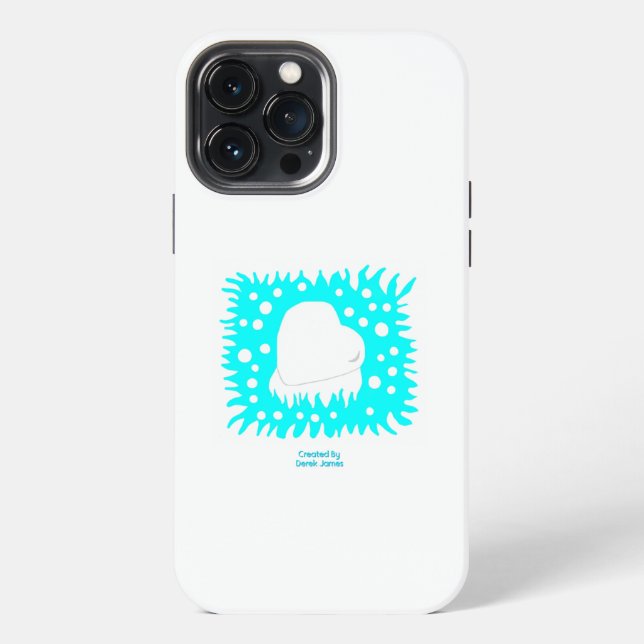 Etui iPhone 13 Pro Max Winter Snow Heart Apple iPhone 13 Pro Max Coque (Verso)