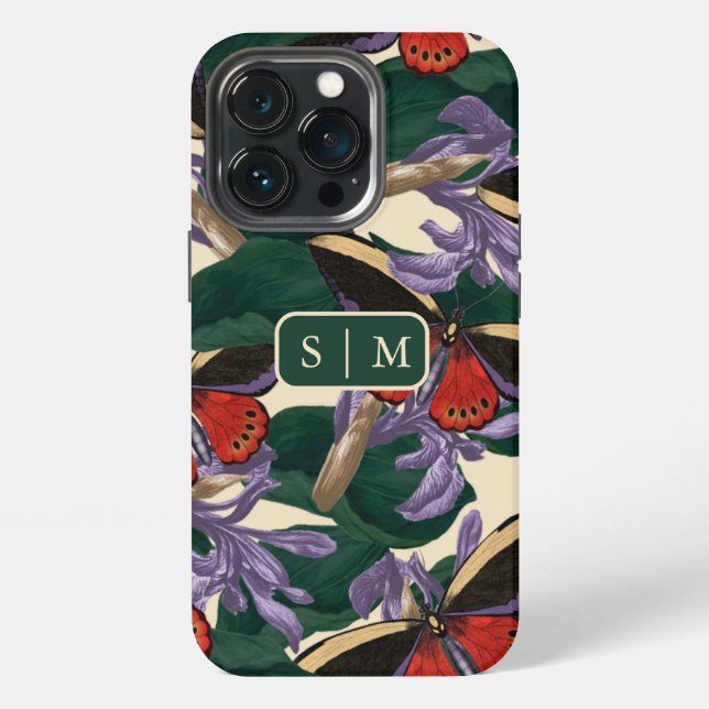Etui iPhone 13 Pro Motif Papillon Moth Coque Case-Mate iPhone (Dos)