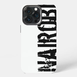 Etui iPhone 13 Pro Nairobi - Style Urbain, Coque iPhone Noir Et Blanc