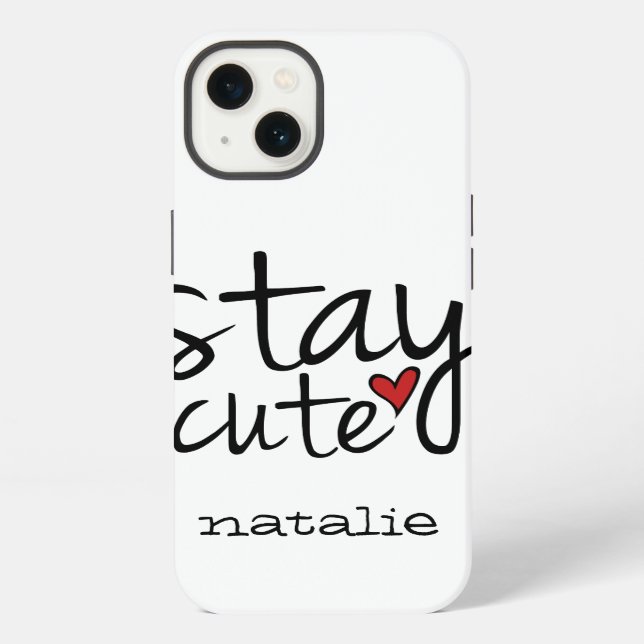 Etui iPhone 13 Restez gentil iPhone 6 coque Tough Xtreme Coque (Verso)