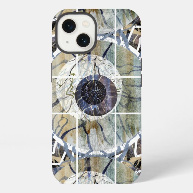 Etui iPhone 13 Susea Blu Studios coque iphone Lightning (Verso)