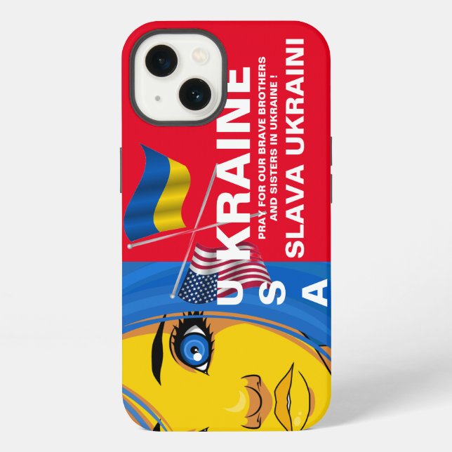 Etui iPhone 13 UKRAINE USA Coque-Mate coque iphone (Verso)