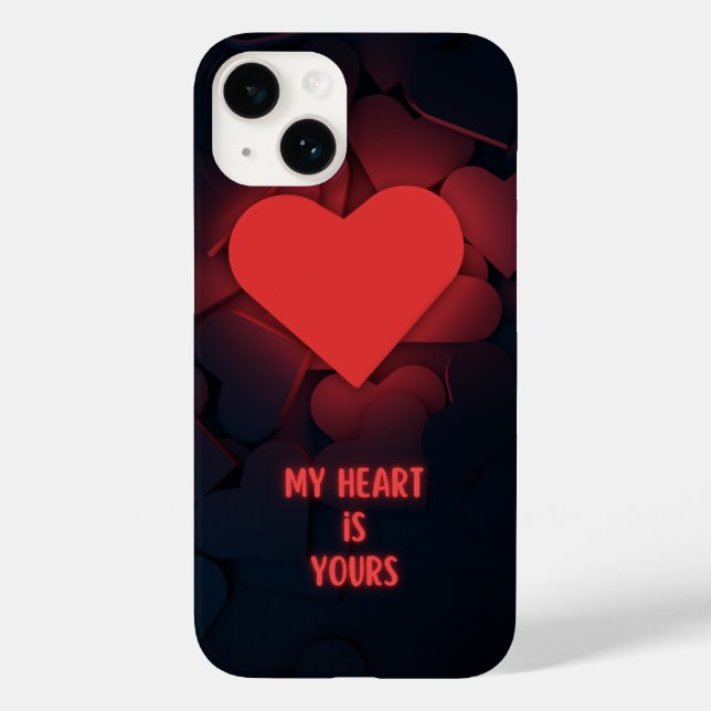 Étui Iphone 14 Mon Cœur Est À Toi (Verso)