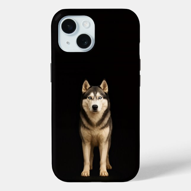 Étui iPhone 15 Black 4 Luxe, Husky Icy Elite (Verso)