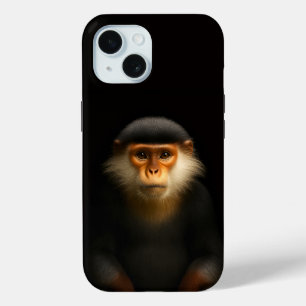 Étui iPhone 15 Case-Mate Black 4 Luxe, Langur Douc