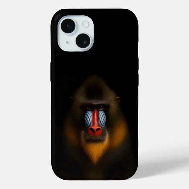 Étui iPhone 15 Case-Mate Black 4 Luxe, Mandrill Si (Verso)