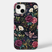 Étui iPhone 15 Chauves-souris volant à travers les