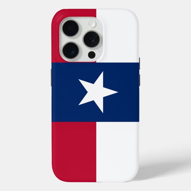 Étui iPhone 15 Pro Case-Mate, drapeau du Texas (Verso)