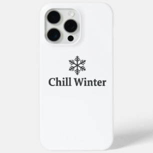 Étui iPhone 15 Pro Ma flocon de neige minimaliste 