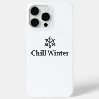 Étui iPhone 15 Pro Ma flocon de neige minimaliste