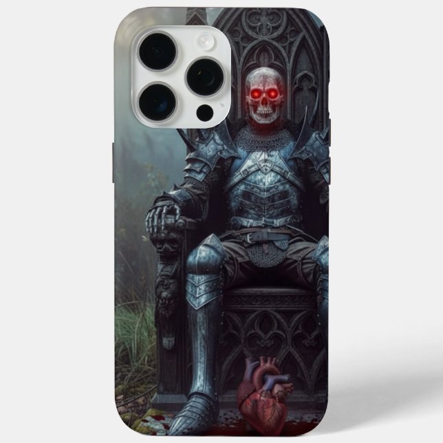 Étui iPhone 15 Pro Max d'horreur gothique (Verso)