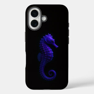 Étui iPhone 16 Case-Mate Black 4 Luxe, hippocampe