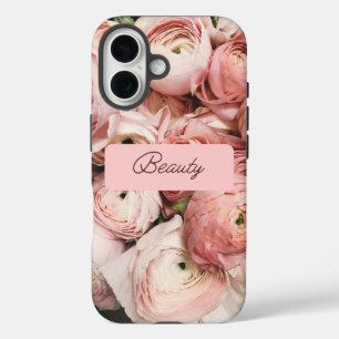 Étui iPhone 16 / iPad Rose Romantique Pivoine