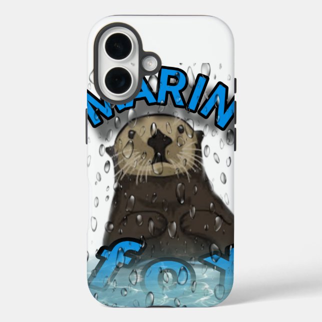 Étui iphone 16 renard marin (Verso)