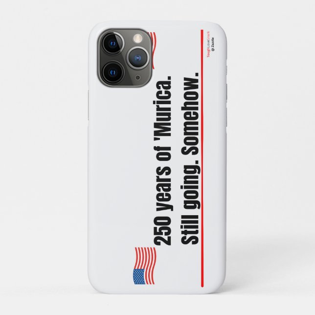 Étui iPhone 250 ans de 'Murica toujours en vie (Dos)