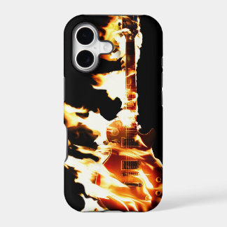 Étui iPhone 5 Guitare en flammes