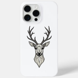 Étui iPhone à motif cerf géométrique