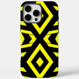 Étui iPhone à motif d'abeille géométrique