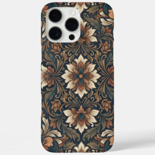 Étui iPhone à motif de médaillon floral damassé Bo