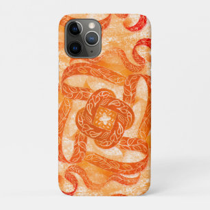 Étui iPhone à motif tourbillon de coucher de solei