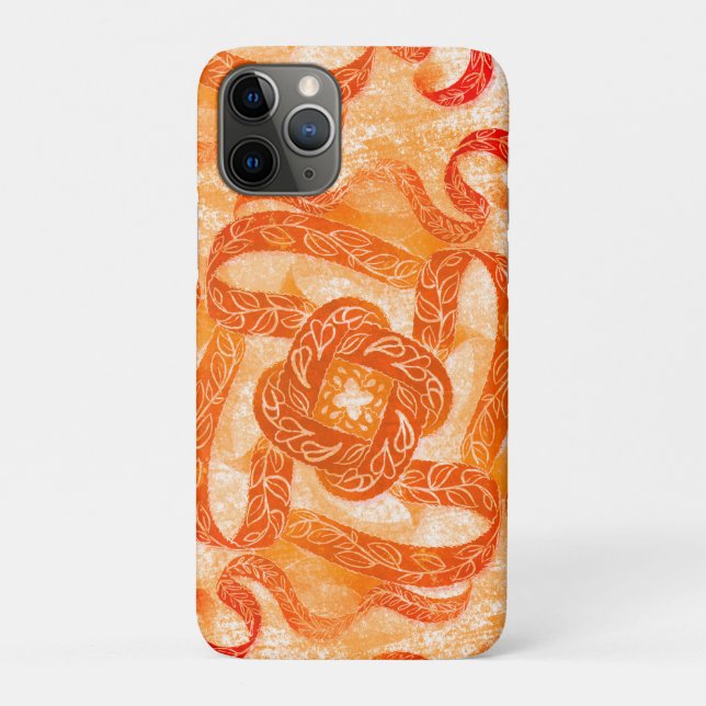 Étui iPhone à motif tourbillon de coucher de solei (Dos)